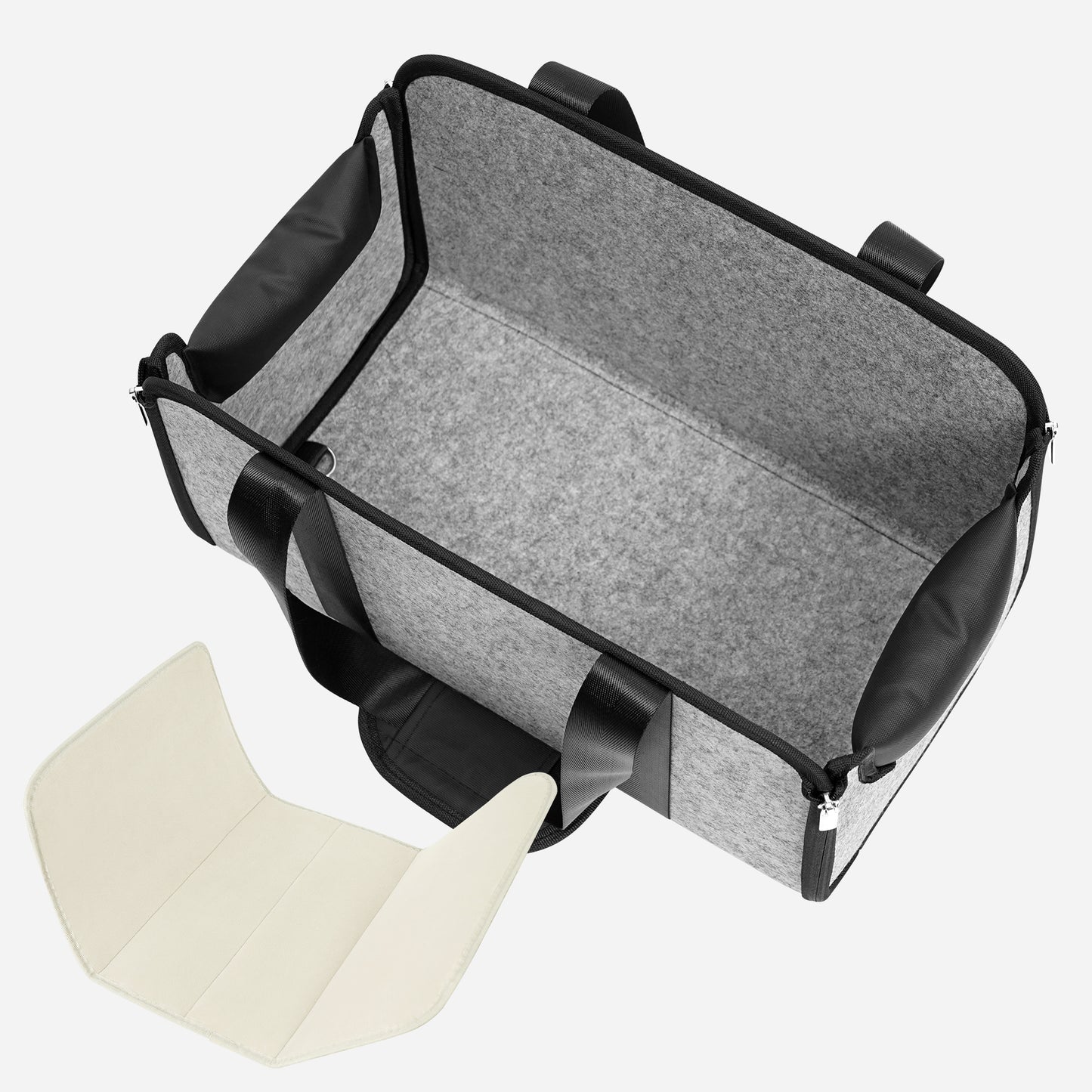 Dog Booster Car Seat for Pet Travel with Safety Belt