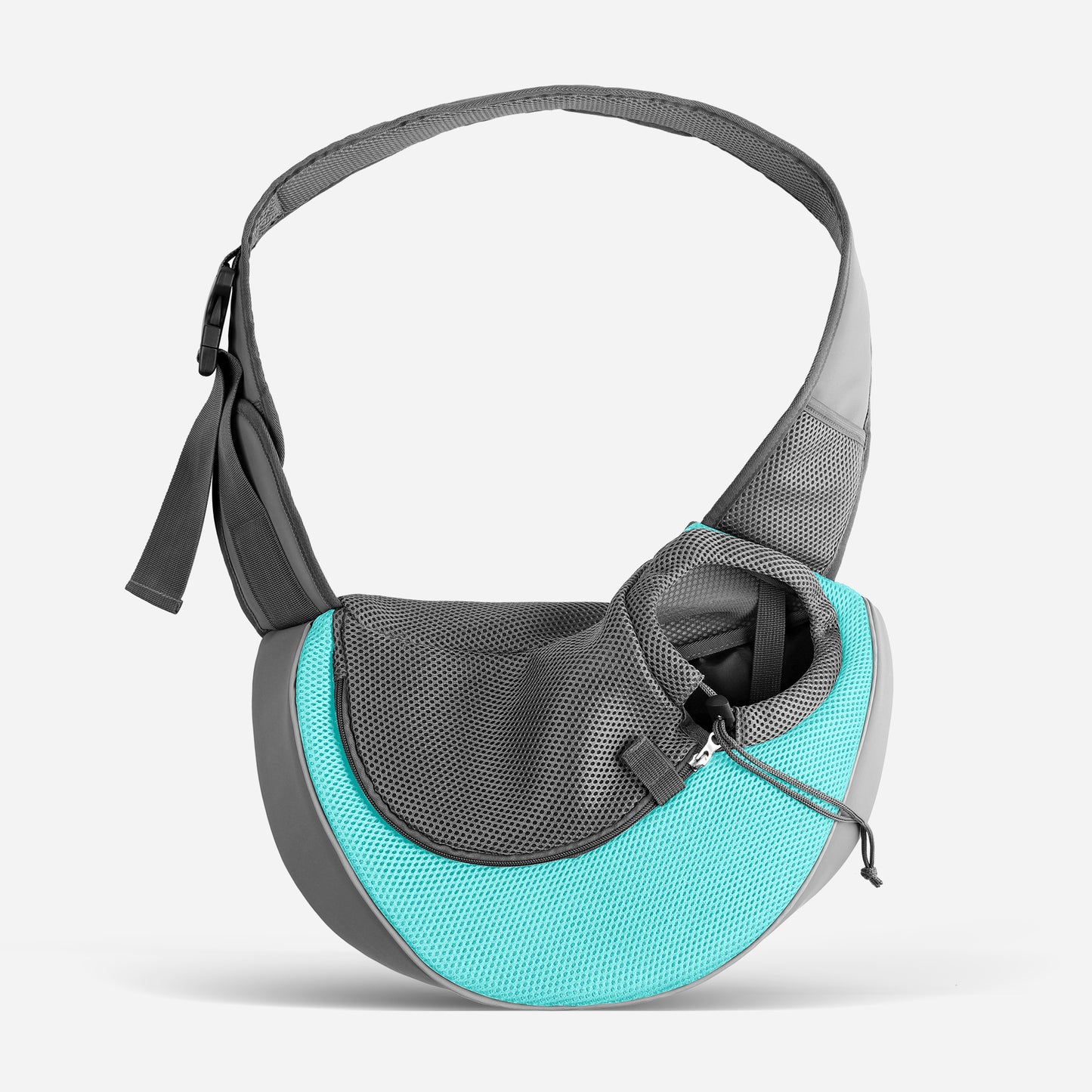Pet Sling Carrier for Small Dogs Cyan Grey
