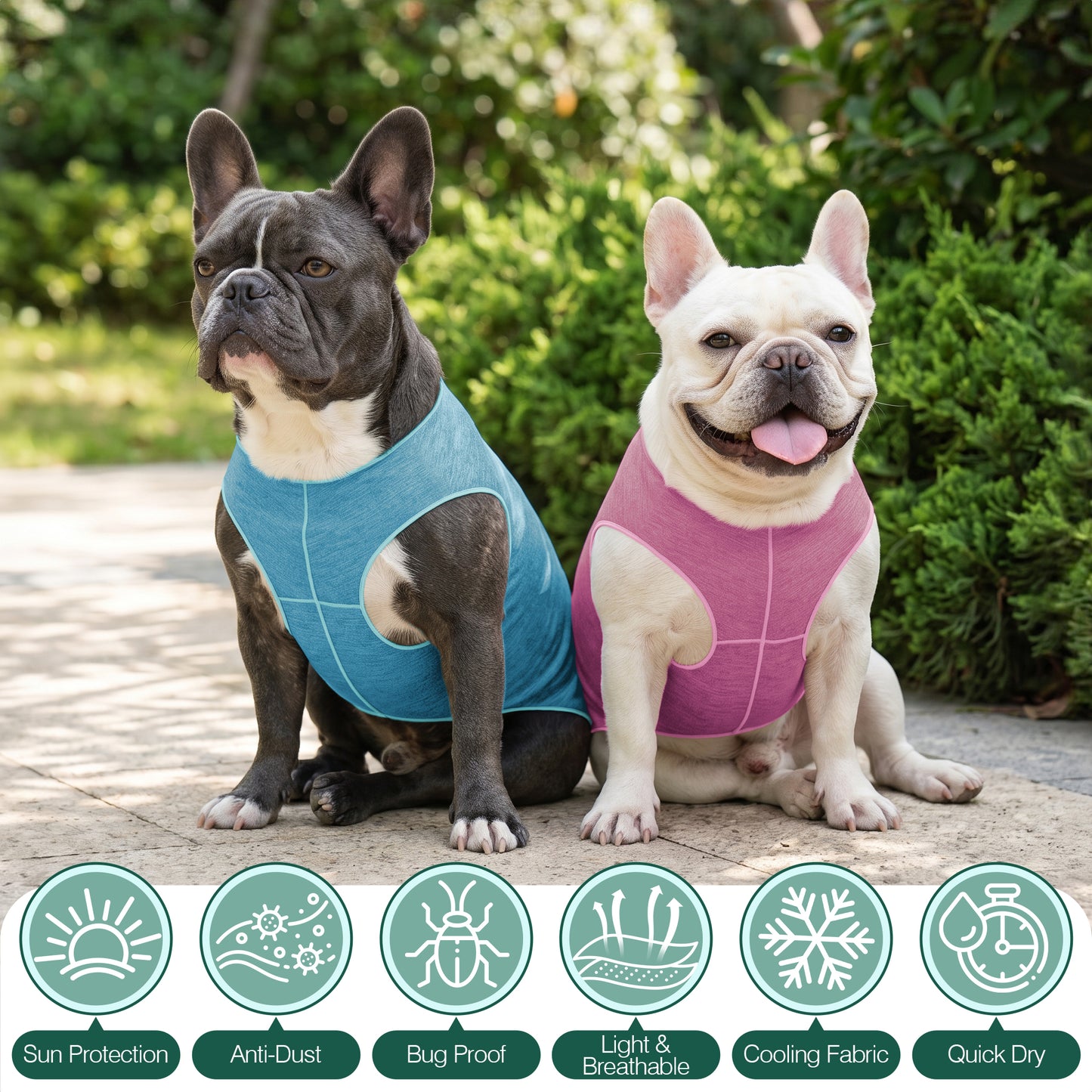 Sun-Safe Cooling Dog Vest