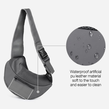 Pet Sling Carrier for Small Dogs Rose Grey