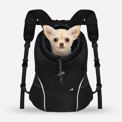 Adjustable Breathable Pet Carrier for Small Dogs All Black