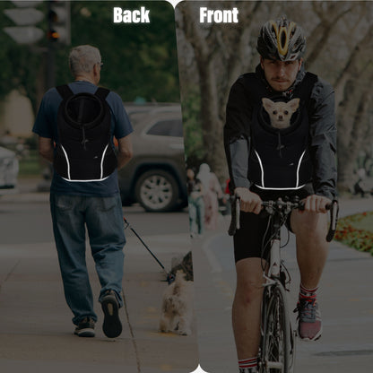 Adjustable Breathable Pet Carrier for Small Dogs All Black