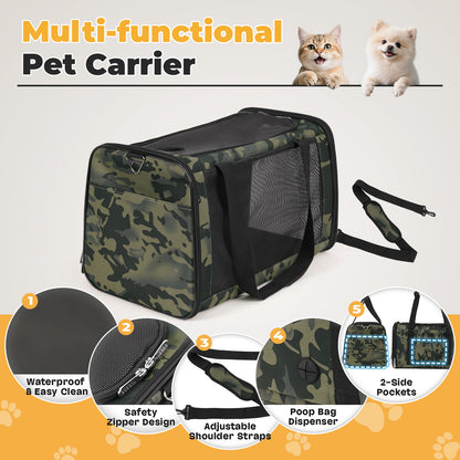 Airline Approved Carrier Black Camouflage