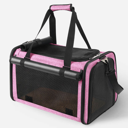 Airline Approved Travel Bag Puppy Carriers with Side Pockets