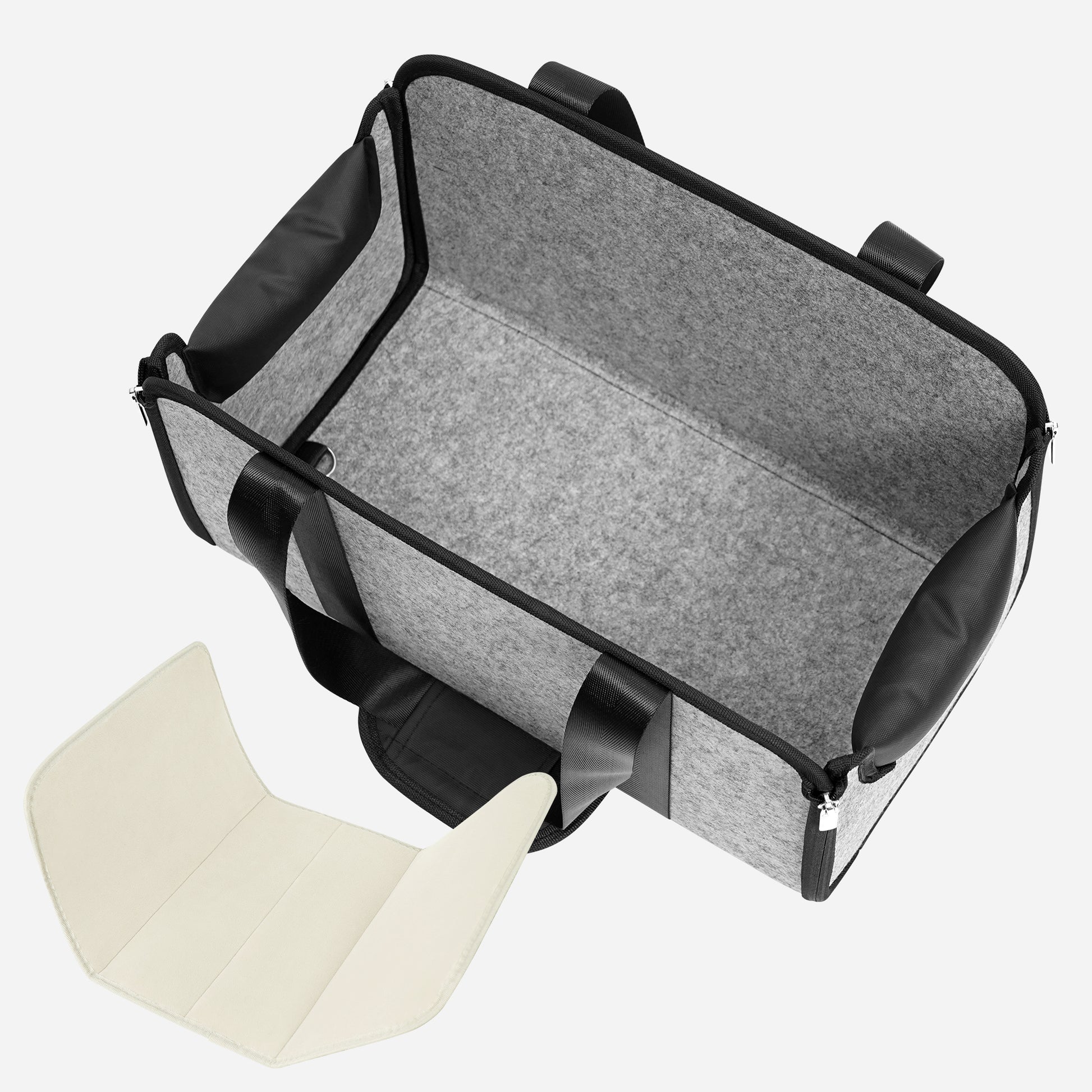 Dog Booster Car Seat for Pet Travel with Safety Belt