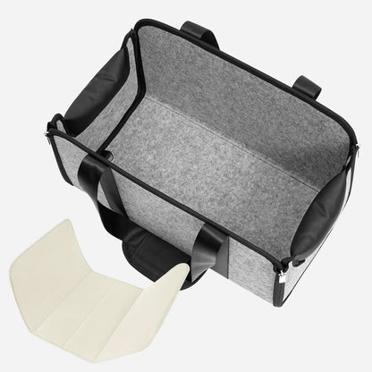 Dog Booster Car Seat for Pet Travel with Safety Belt