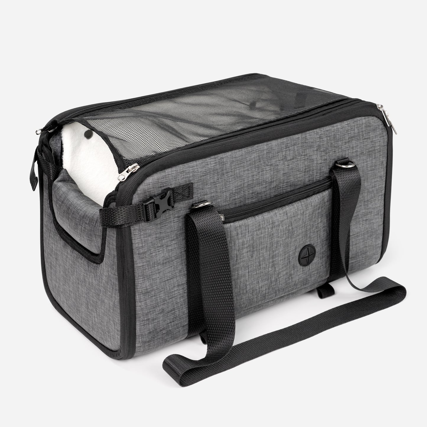 Dog Car Seat Center Console Up to 18 Lbs Dark Grey