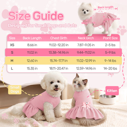 Dog Dress for Small Dogs