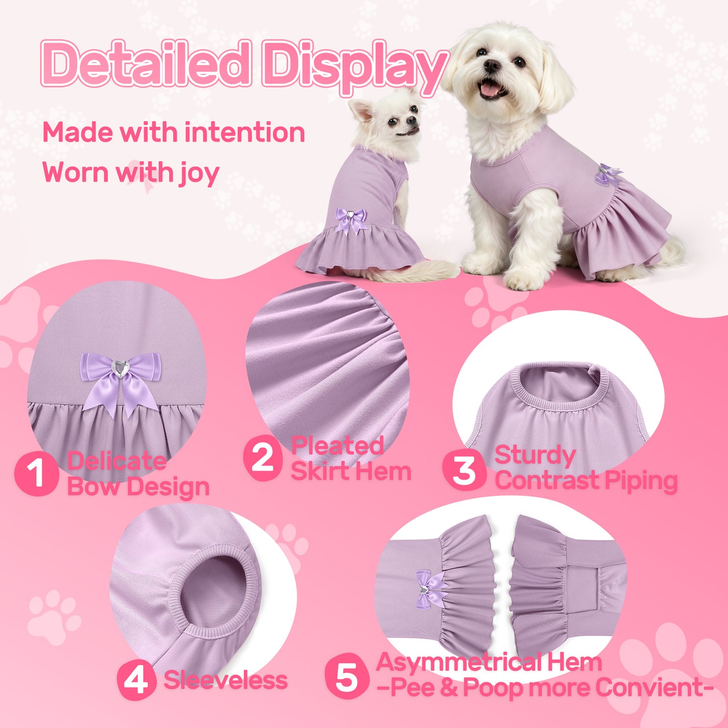 Dog Dress for Small Dogs
