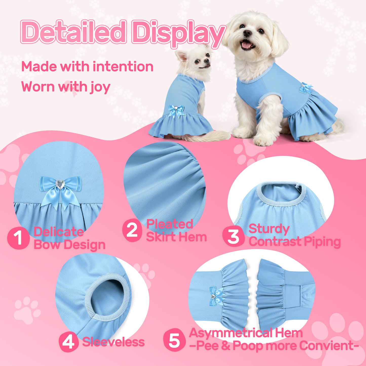 Dog Dress for Small Dogs