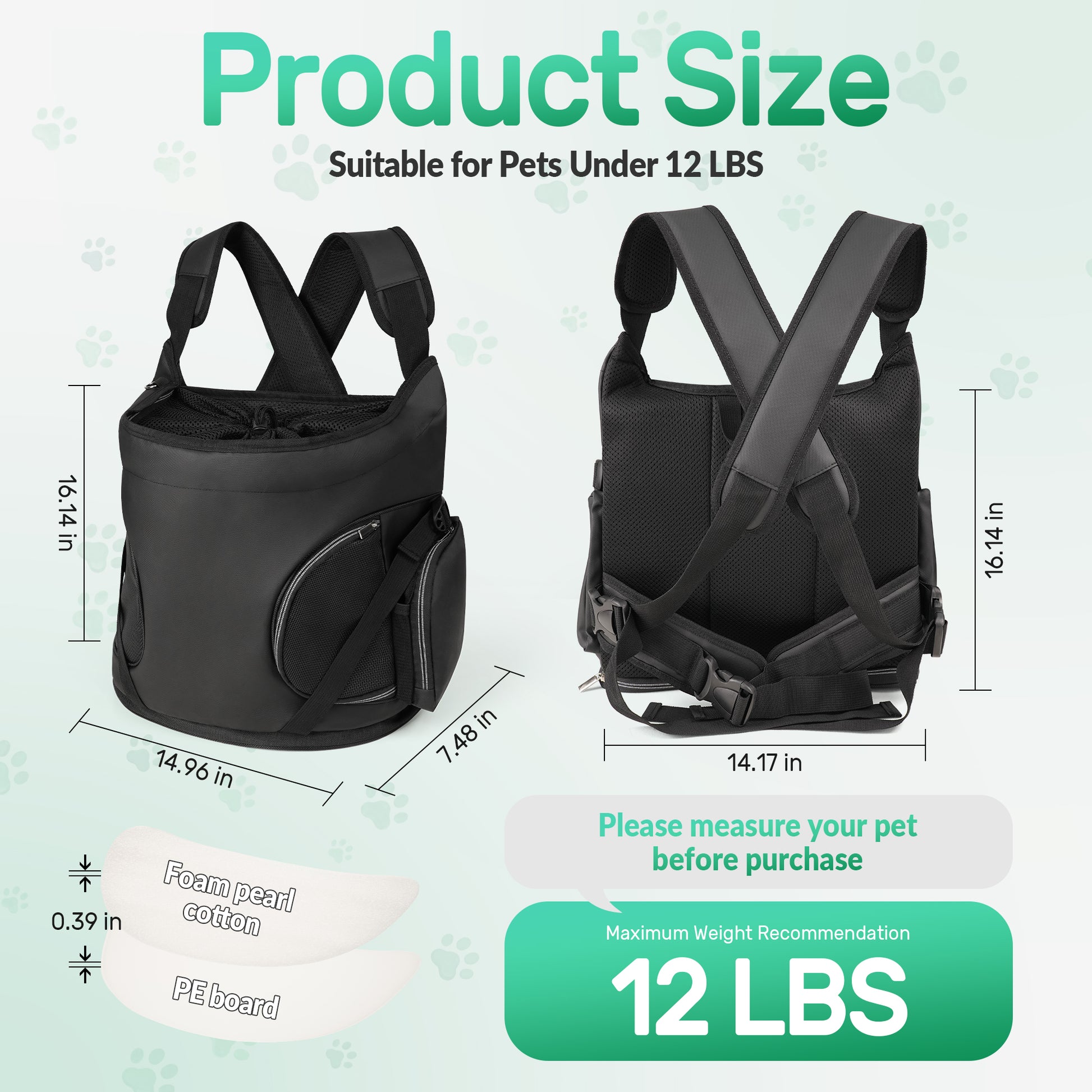 Dog Front Carrier Backpack