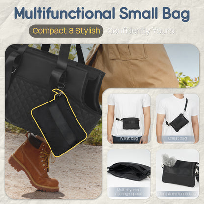 Dog Purse Carrier with Treat Pouch