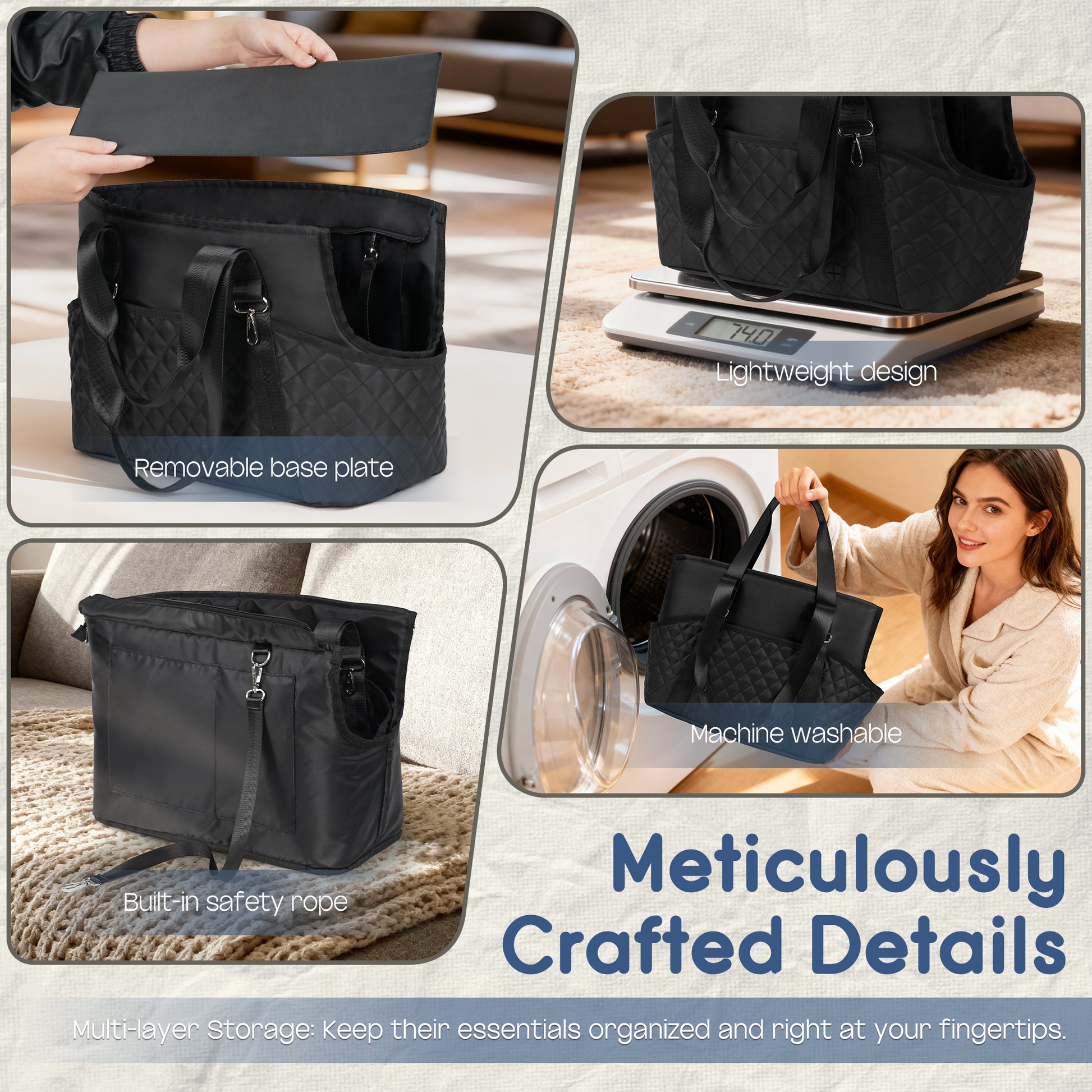 Dog Purse Carrier with Treat Pouch