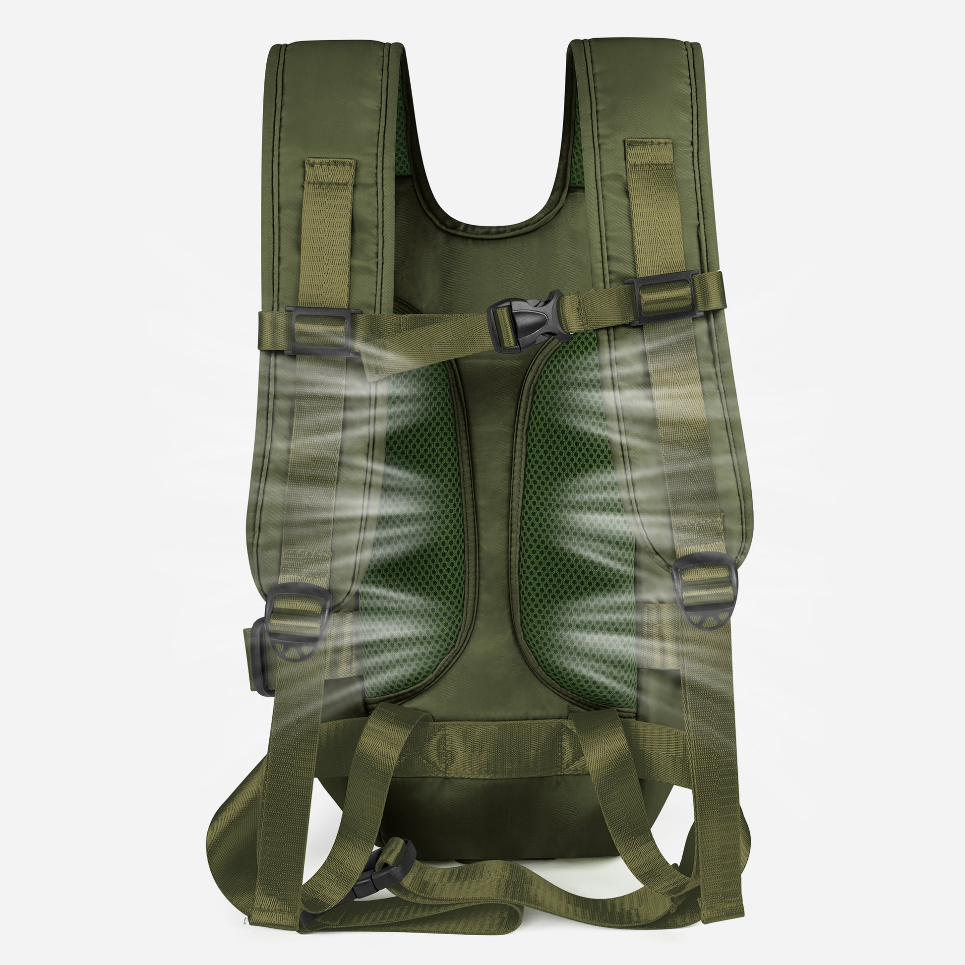 Front Pet Carrier Backpack for Small Dogs and Cats Army Green
