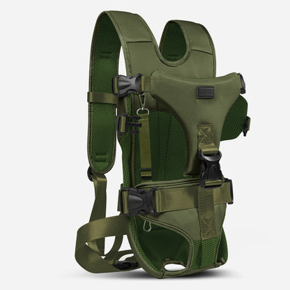 Front Pet Carrier Backpack for Small Dogs and Cats Army Green