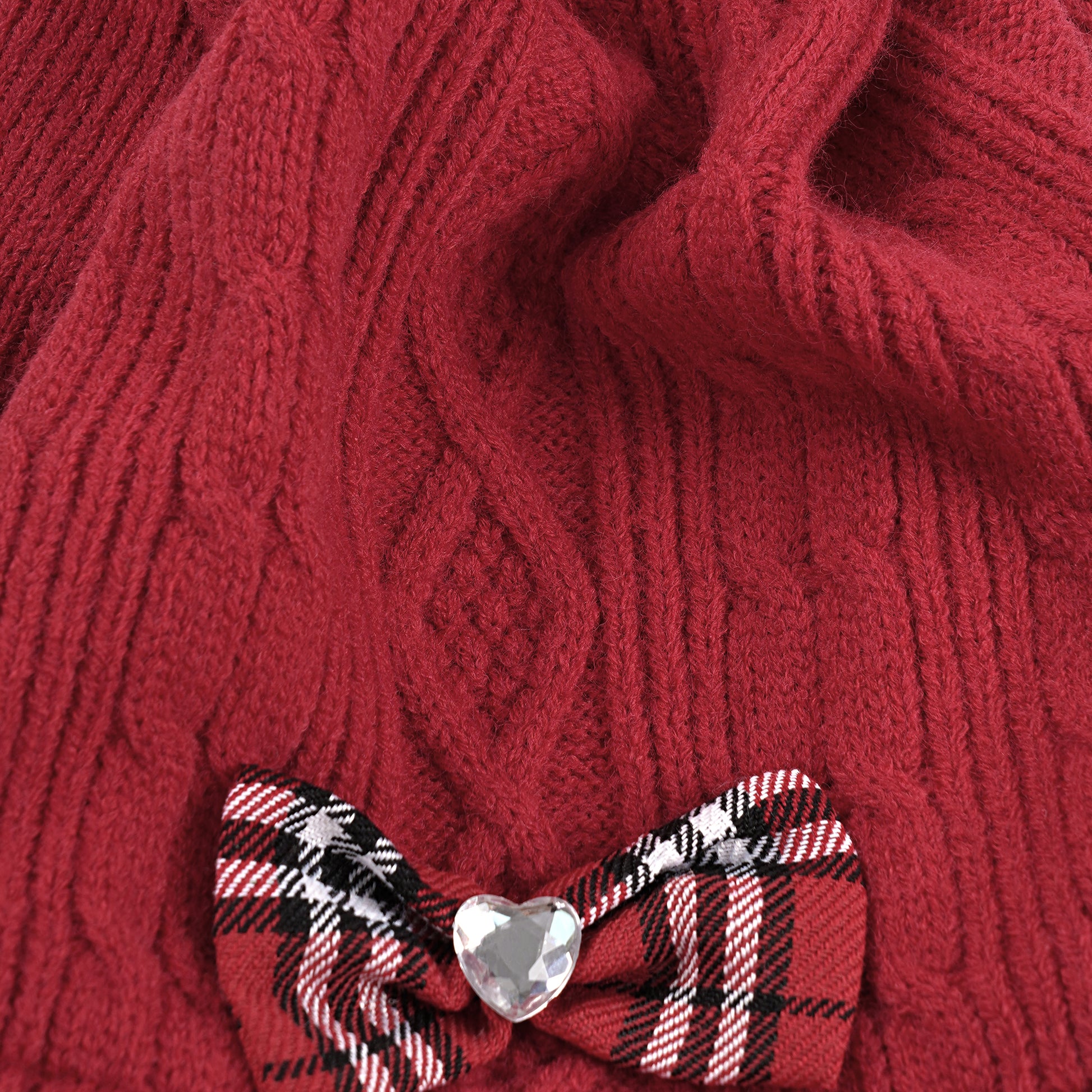 Pet Dog Warm Knit Sweater for Yorkies, Chihuahua Red