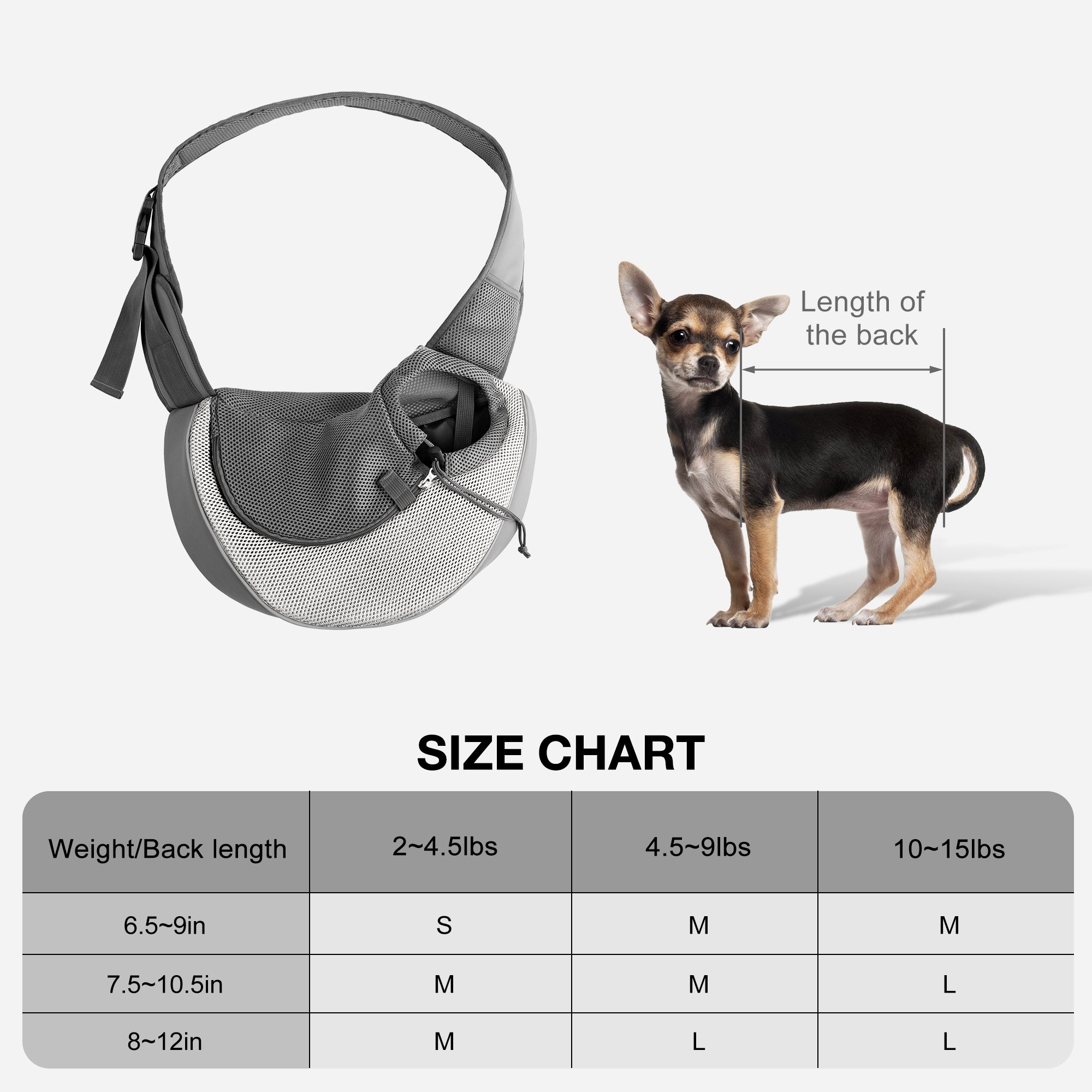 Dog Carrier Sling for Small Dogs – YUDODO