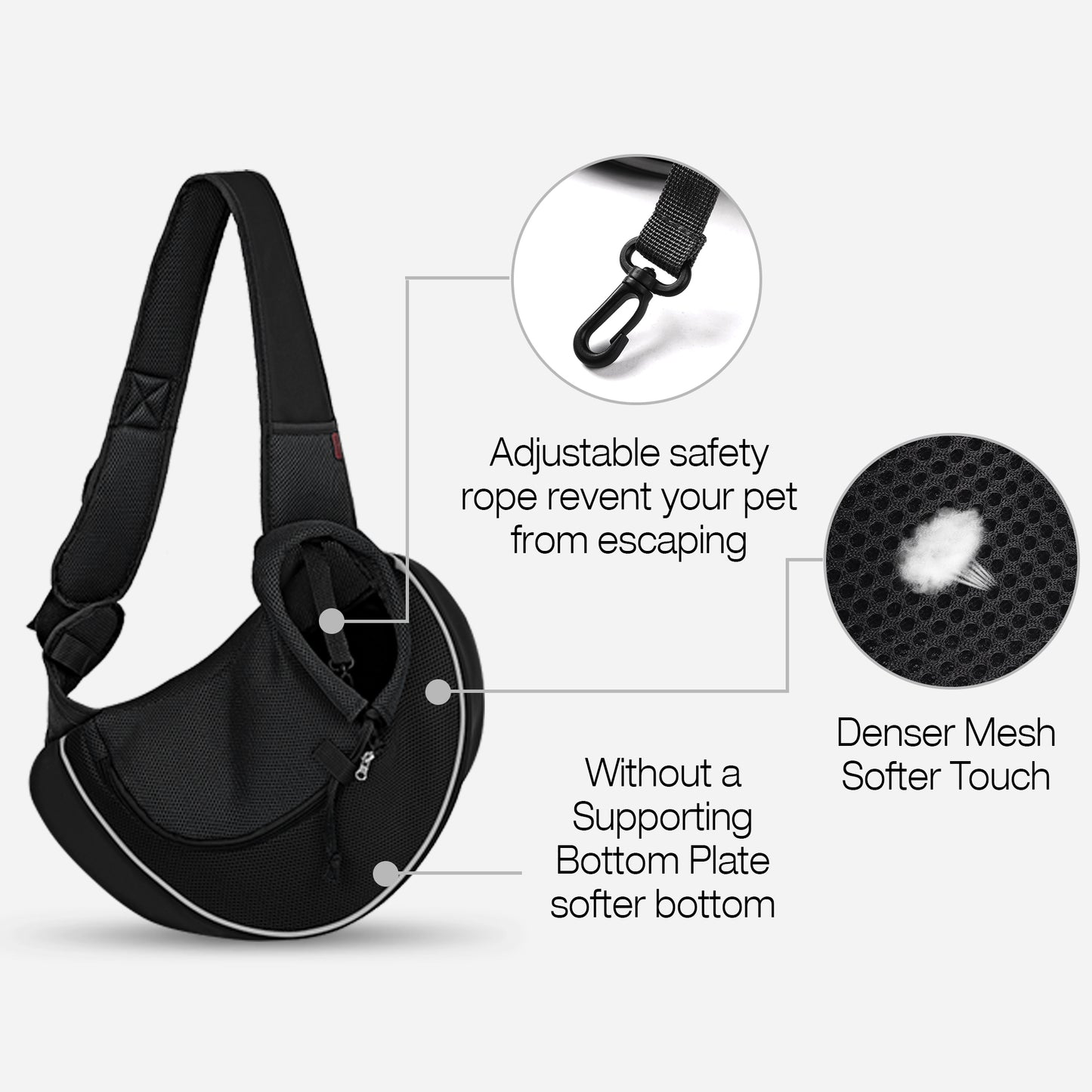 Pet Sling Carrier for Small Dogs