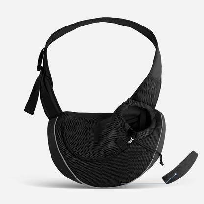 Mesh Pet Sling Carrier with Hard Support Board
