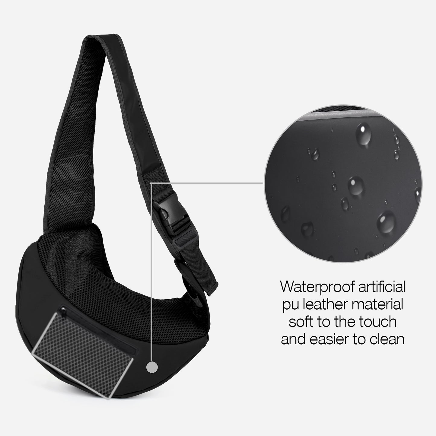 Pet Sling Carrier for Small Dogs Rose