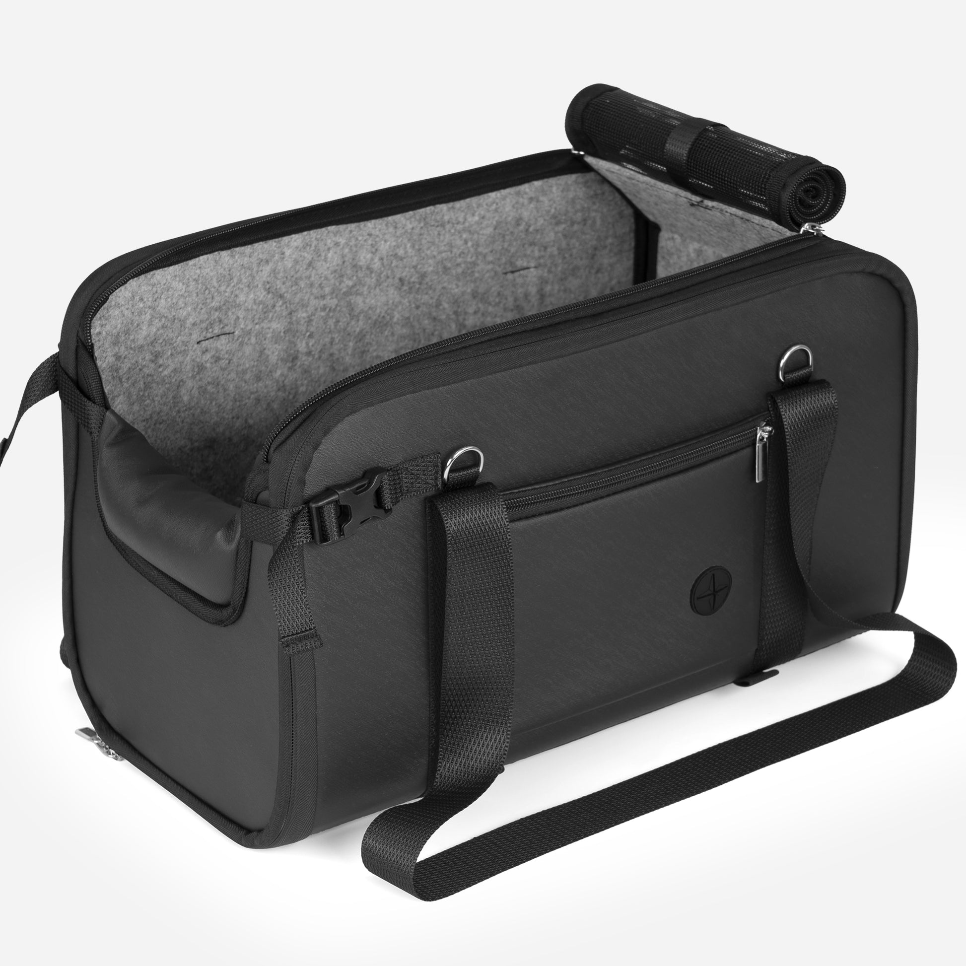 Portable Dog Car Seat for Small Dogs Black