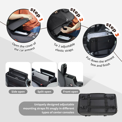 Portable Dog Car Seat for Small Dogs Black