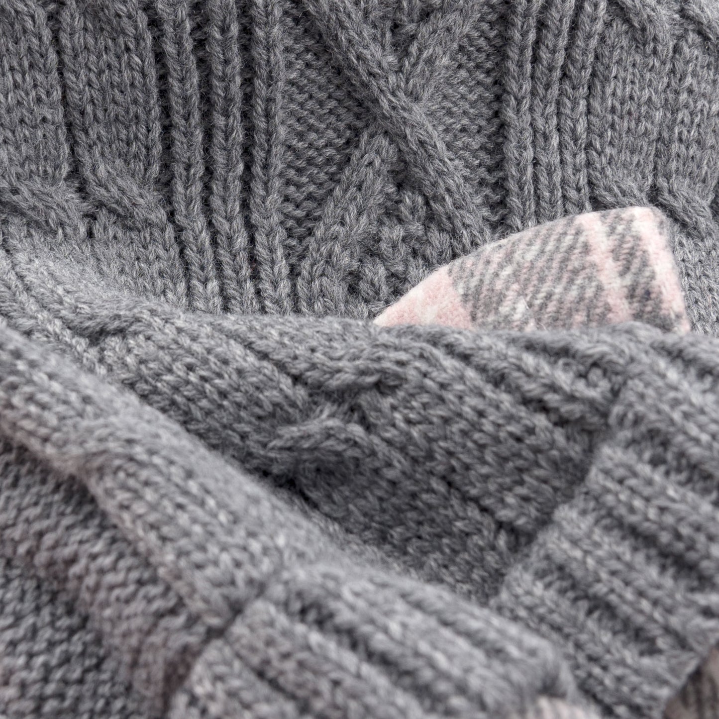 Small Dog Sweater Dress with Bowtie Turtleneck Grey