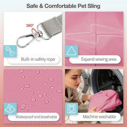 Small Dogs Lightweight Crossbody Pink