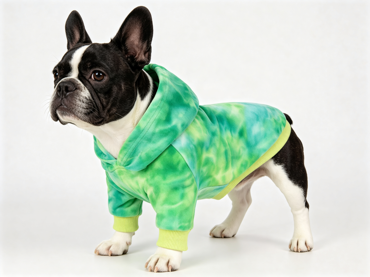 Tie Dye Dog Hoodie